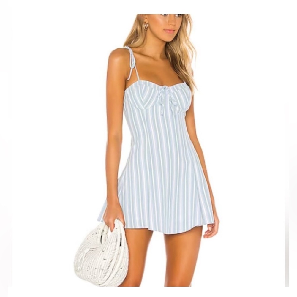 Majorelle Tahoe Blue Mini Dress